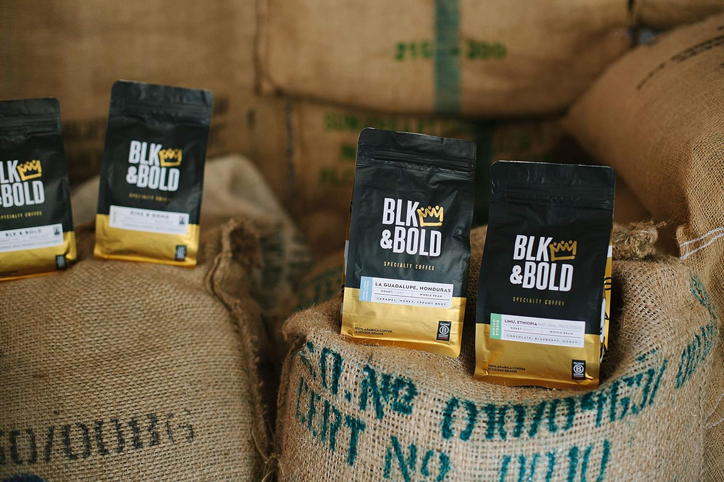 | La Guadalupe Honduras Single Origin | Fair Trade Certified | Light Roast | Whole Bean Coffee | 2 Pack of 12 Oz. Bags
