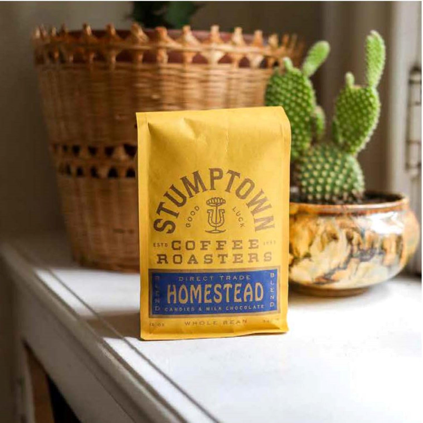 Coffee Roasters Organic Homestead Blend Whole Bean Coffee, Premium Medium Roast Coffee Beans, 100% Arabica, 12 Oz
