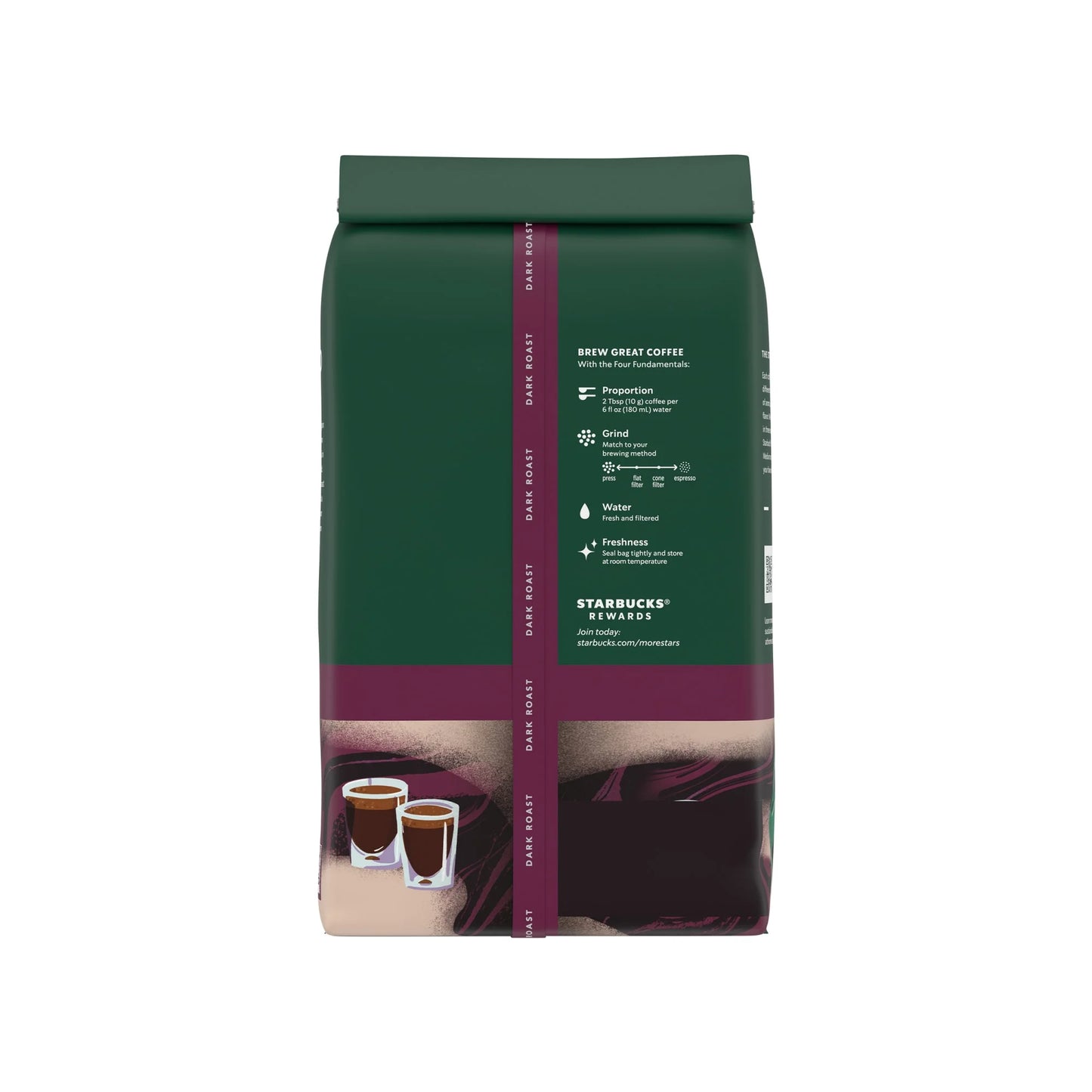 Arabica Beans Espresso Roast, Dark Roast, Whole Bean Coffee, 18 Oz