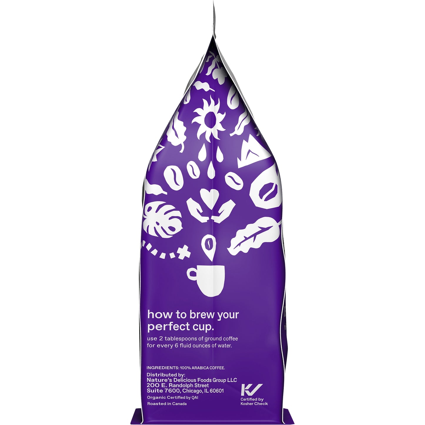 Fair Trade Organic Coffee, Lush Medium Dark Roast, Whole Bean Coffee, 12 Oz. Bag