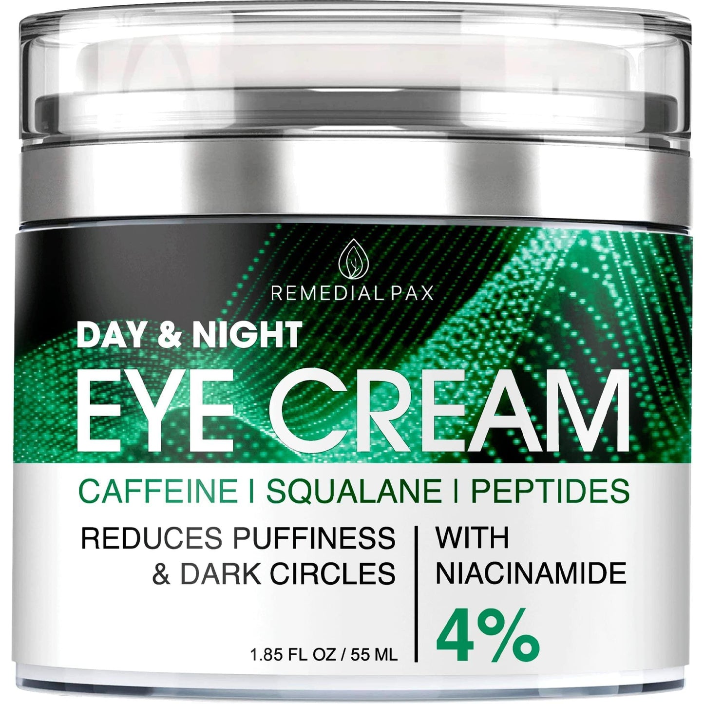Caffeine Eye Cream for Dark Circles and Puffiness Bags Under Eyes Treatment