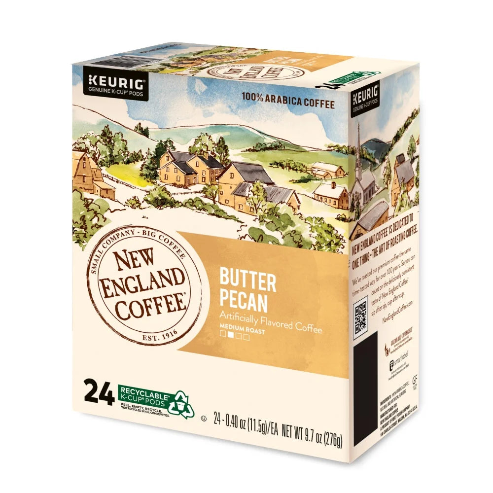 Butter Pecan K-Cup Coffee Pods, Medium Roast, 24 Count