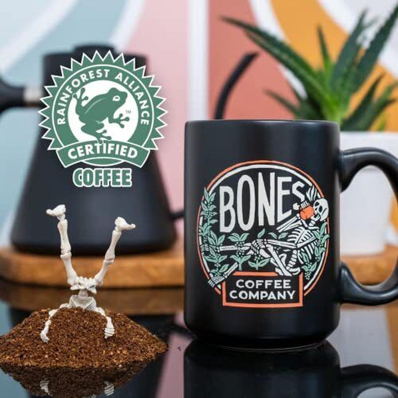 Bones Coffee Company Cookies 'N Dreams Ground Coffee Beans Cookie & Creams 12 Oz