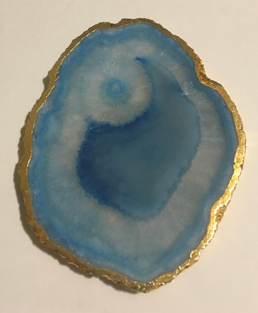 Agate Coasters, Agate Slice Table Decor, Agate Coaster