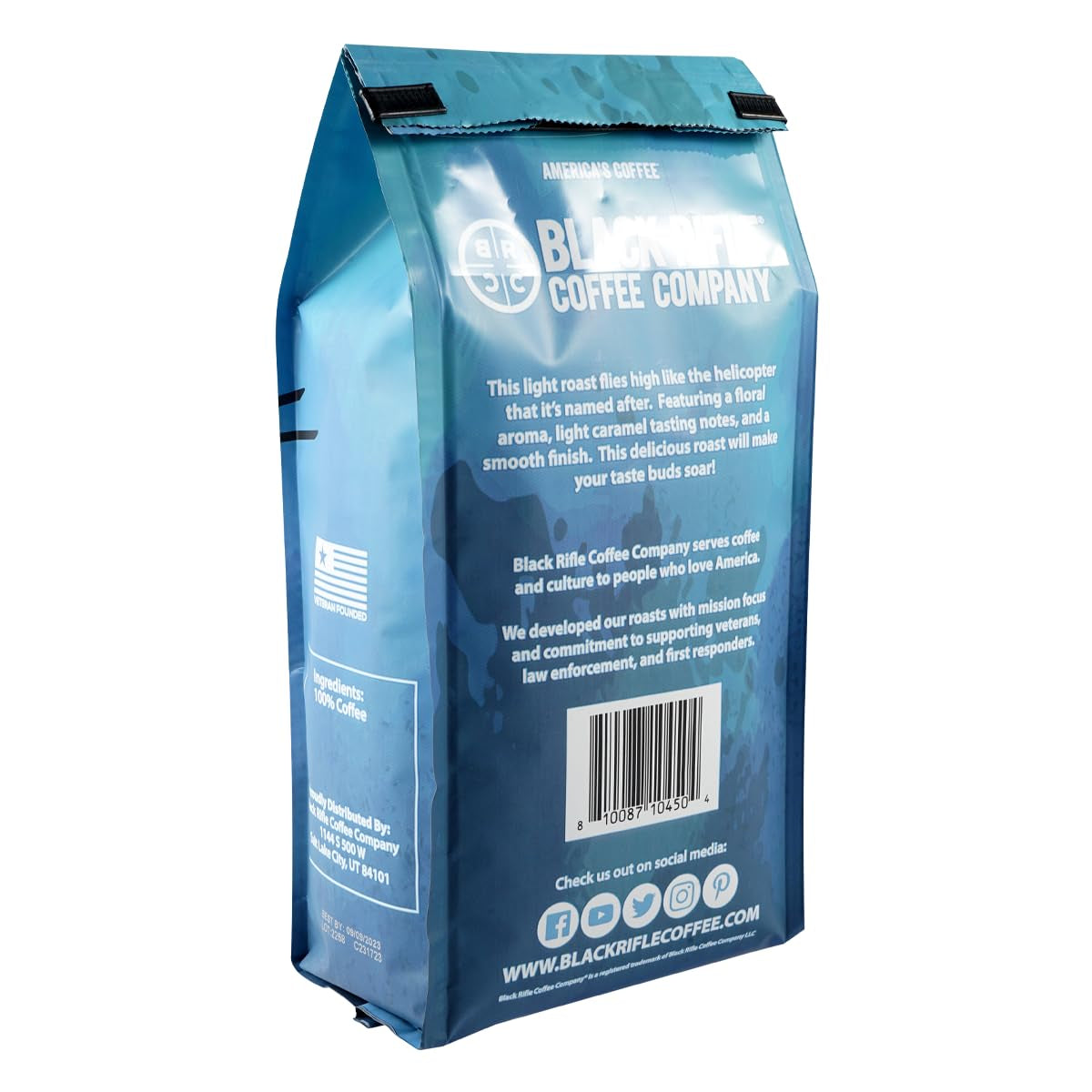 Gunship Roast, Light Roast Ground Coffee, 12 OZ Bag