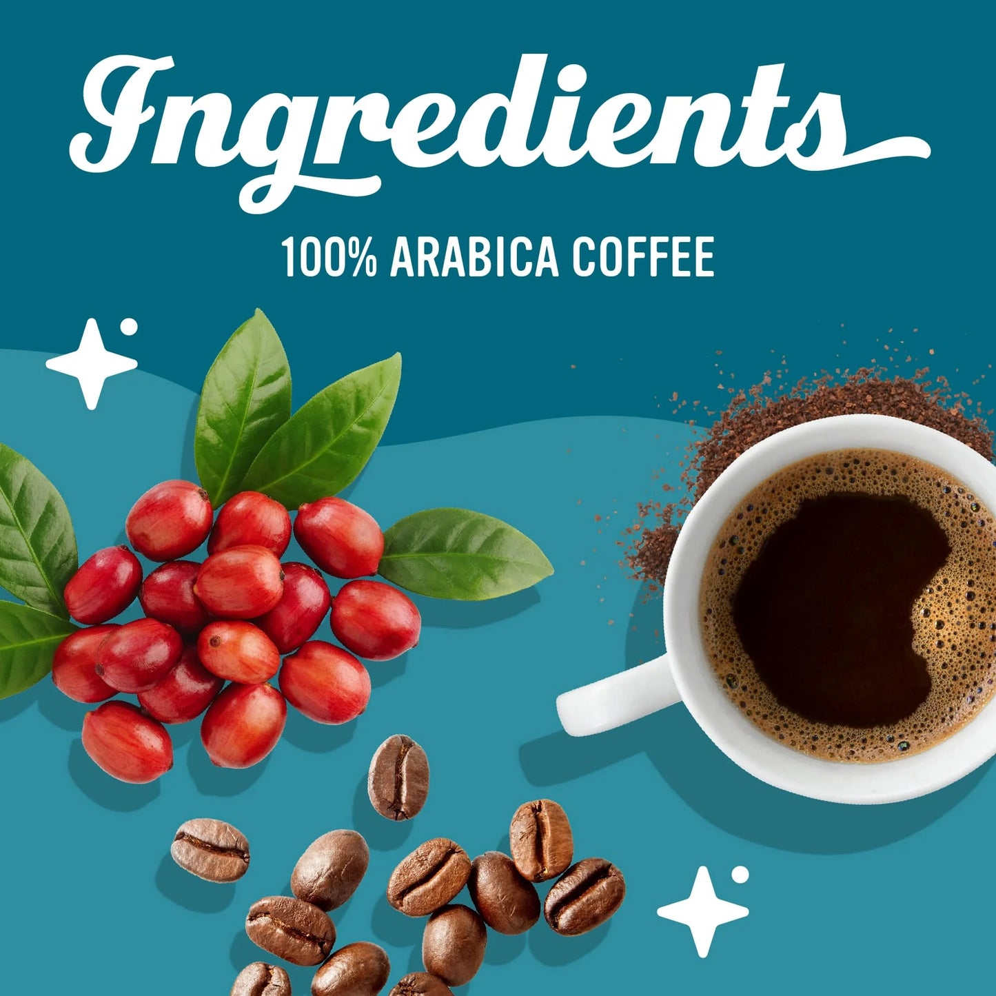 Coffee Caramel Hideaway Flavored Ground Coffee, Premium Medium Roast, 100% Arabica, 11 Oz