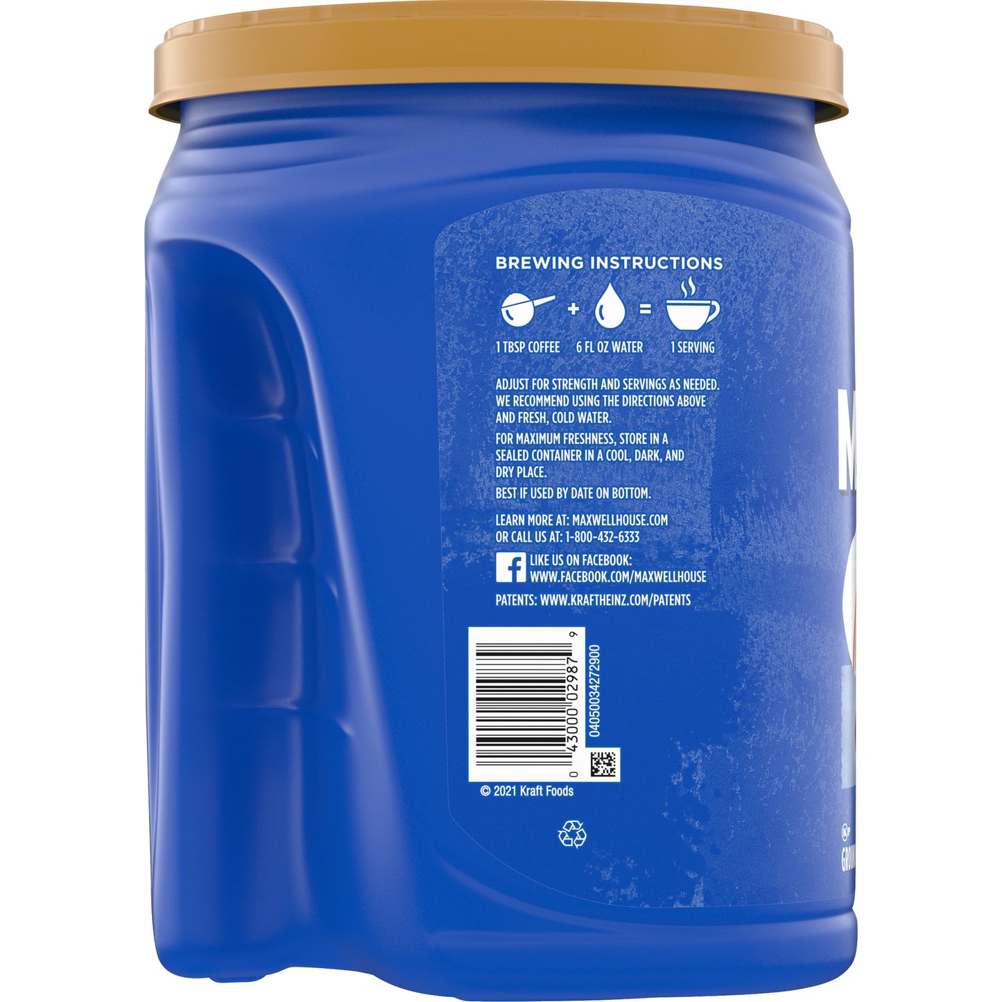 Original Roast Ground Coffee, 42.5 Oz. Canister
