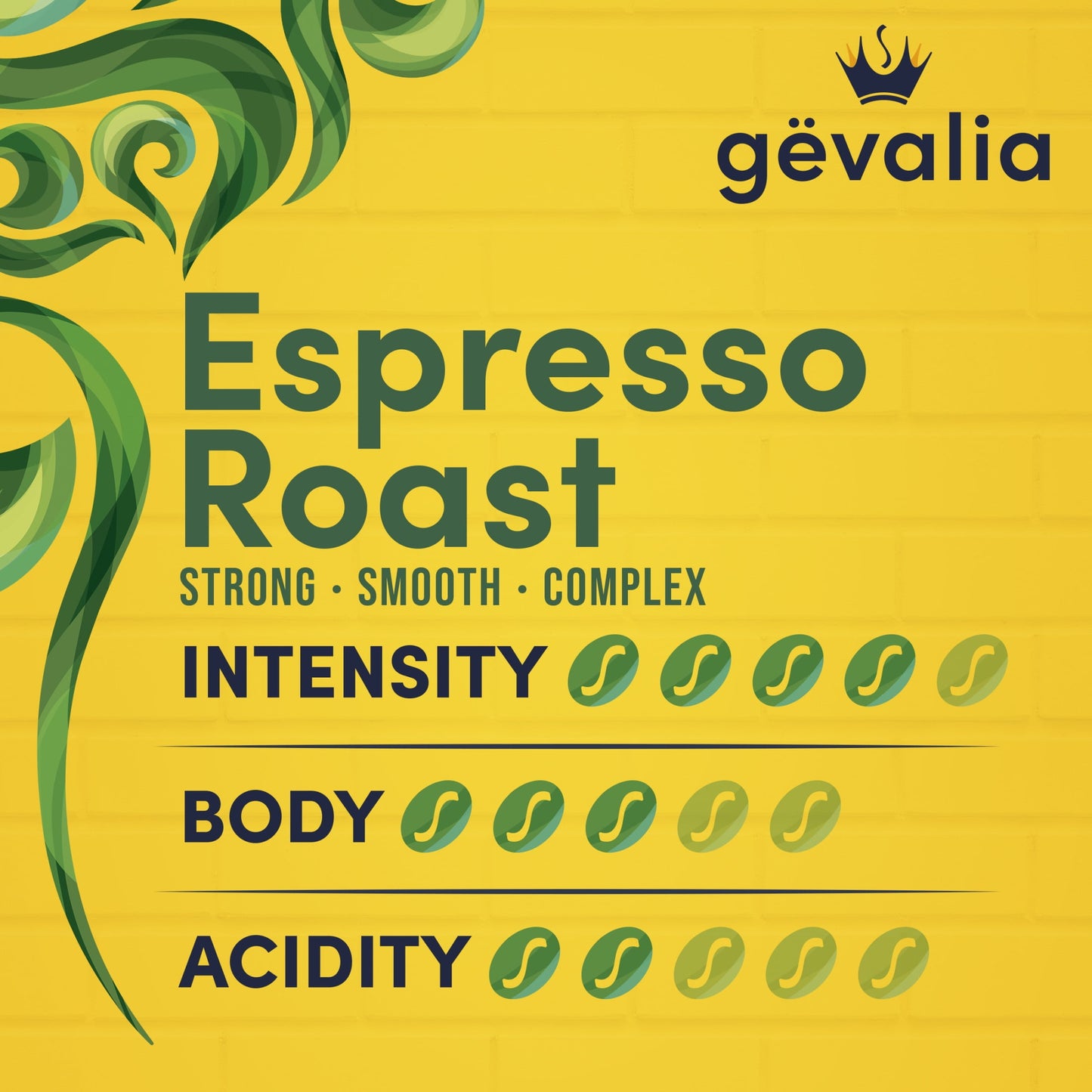 Espresso Dark Roast Ground Coffee, 12 Oz. Bag