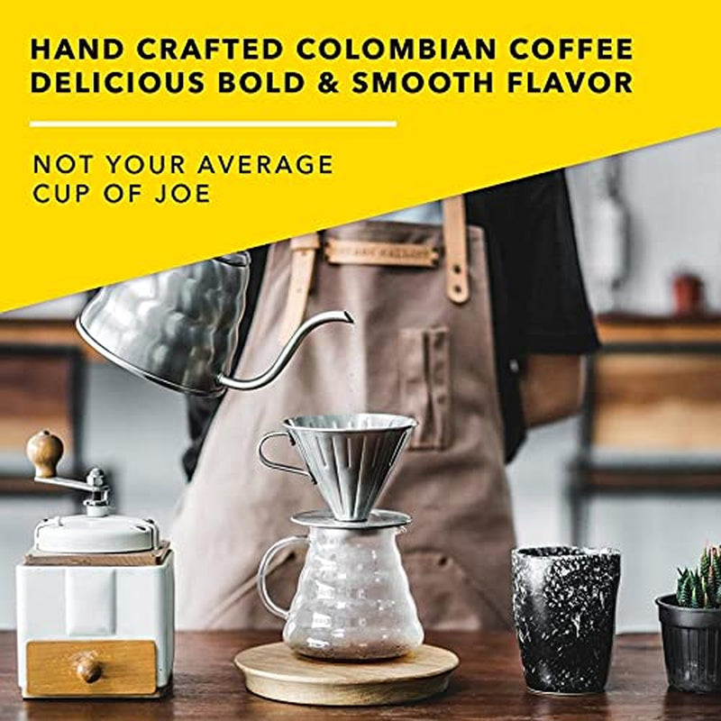 Guru Coffee Company High Caffeine Medium Roast Ground Coffee, Natural Energy from Premium Gourmet Specialty Grade Beans, 11 Ounce