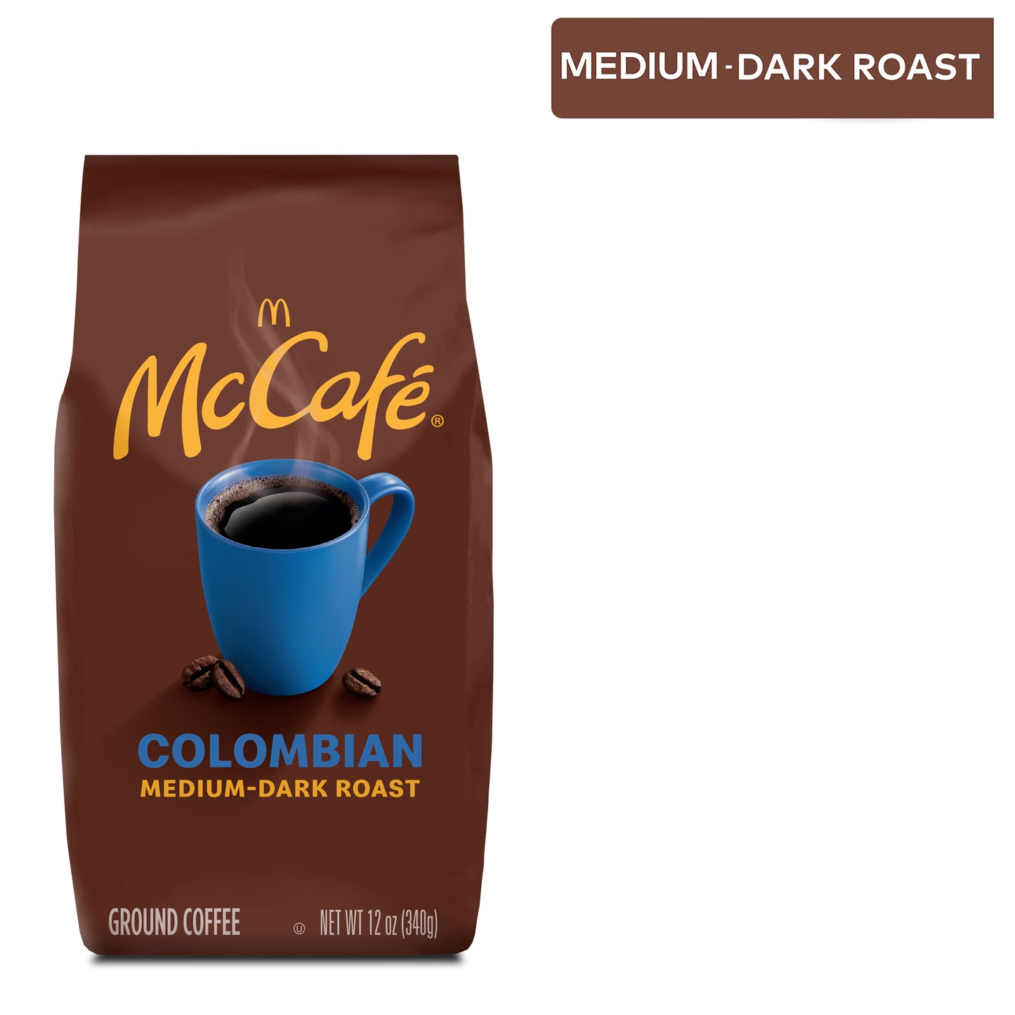 Mccafe Colombian, Medium-Dark Roast, Ground Coffee, 12 Oz