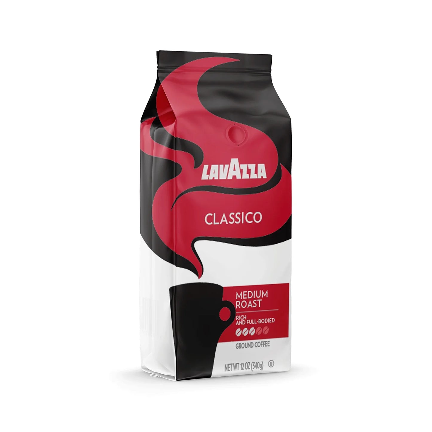 Classico Medium Roast Ground Coffee by - 12 Oz Coffee