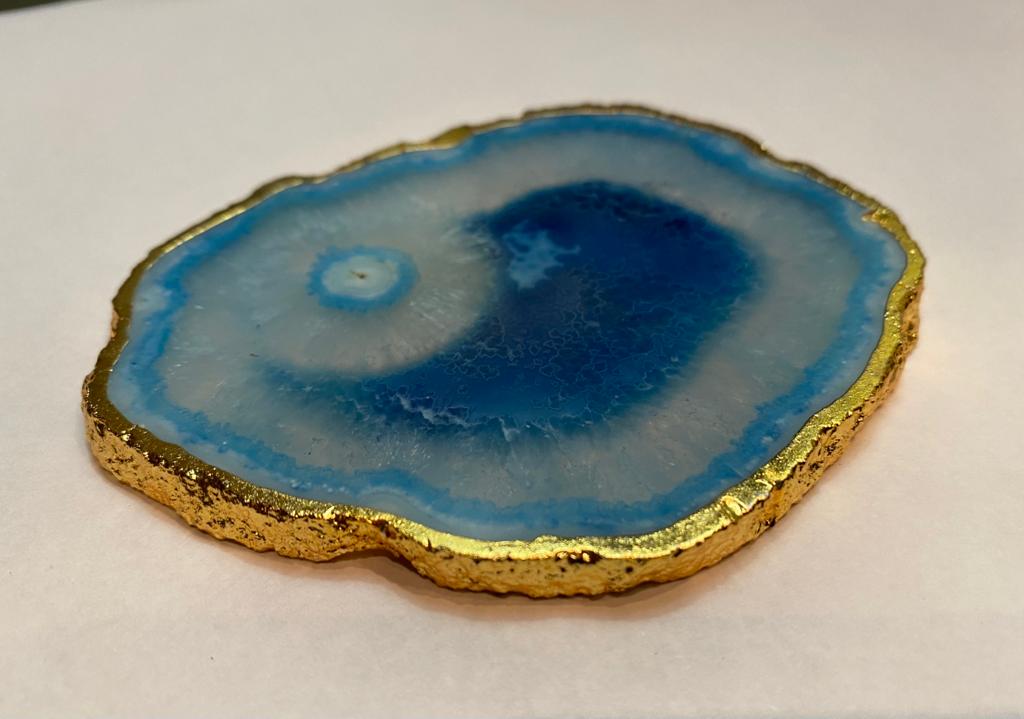 Agate Coasters, Agate Slice Table Decor, Agate Coaster
