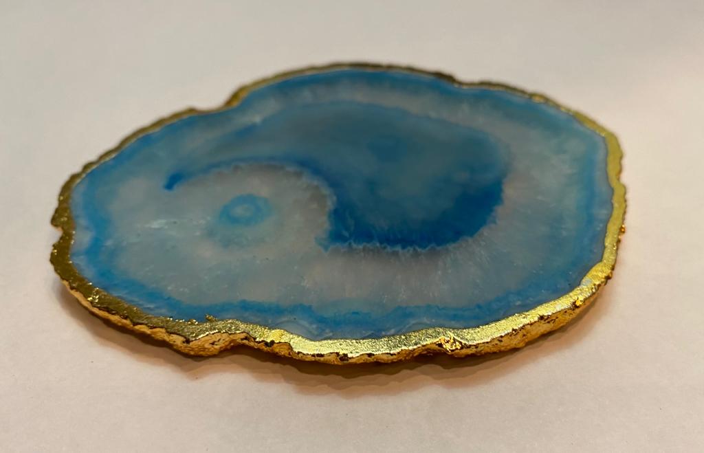Agate Coasters, Agate Slice Table Decor, Agate Coaster