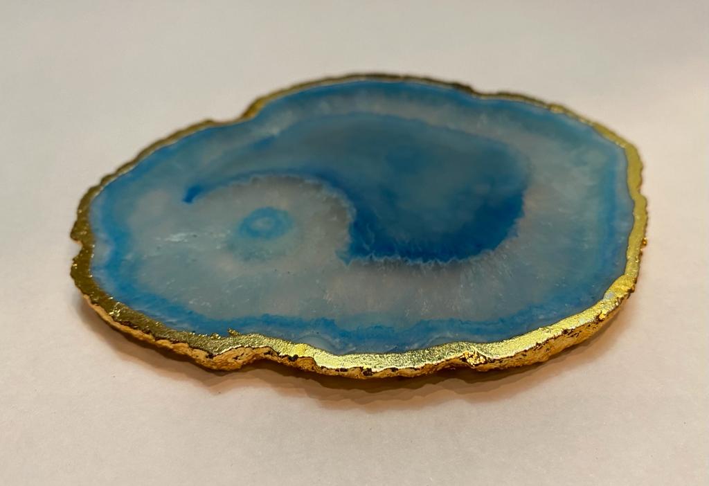 Agate Coasters, Agate Slice Table Decor, Agate Coaster