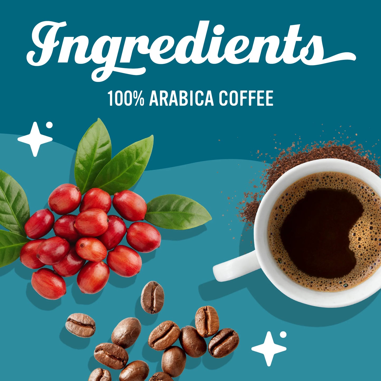 Coffee Daybreak Blend Ground Coffee, Premium Light Roast, 100% Arabica, 20 Oz