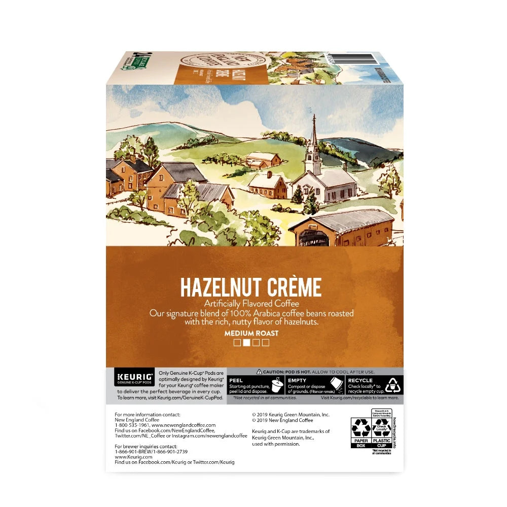 Hazelnut Crème, Medium Roast, K-Cup Coffee Pods, 24 Count