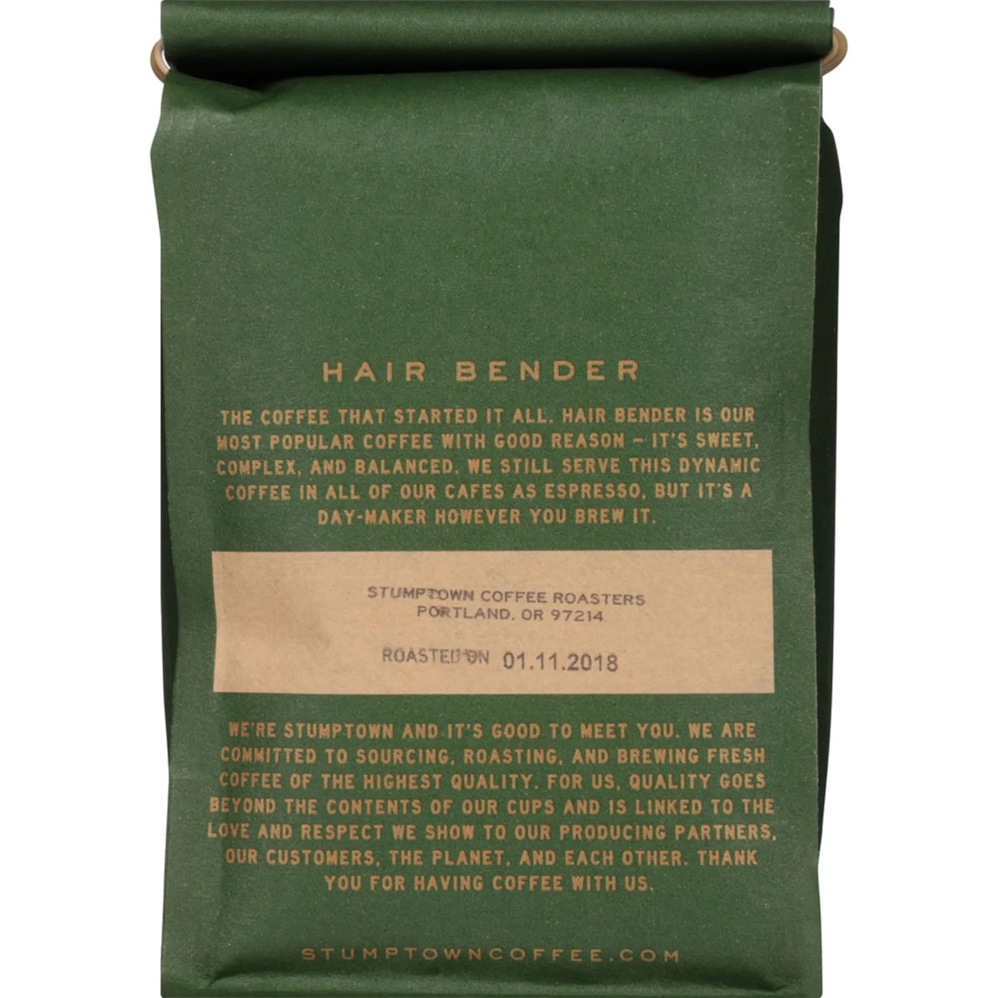 Coffee Roasters Hair Bender Blend Whole Bean Coffee, Premium Medium Roast Coffee Beans, Hand Roasted, 100% Arabica, 12 Oz