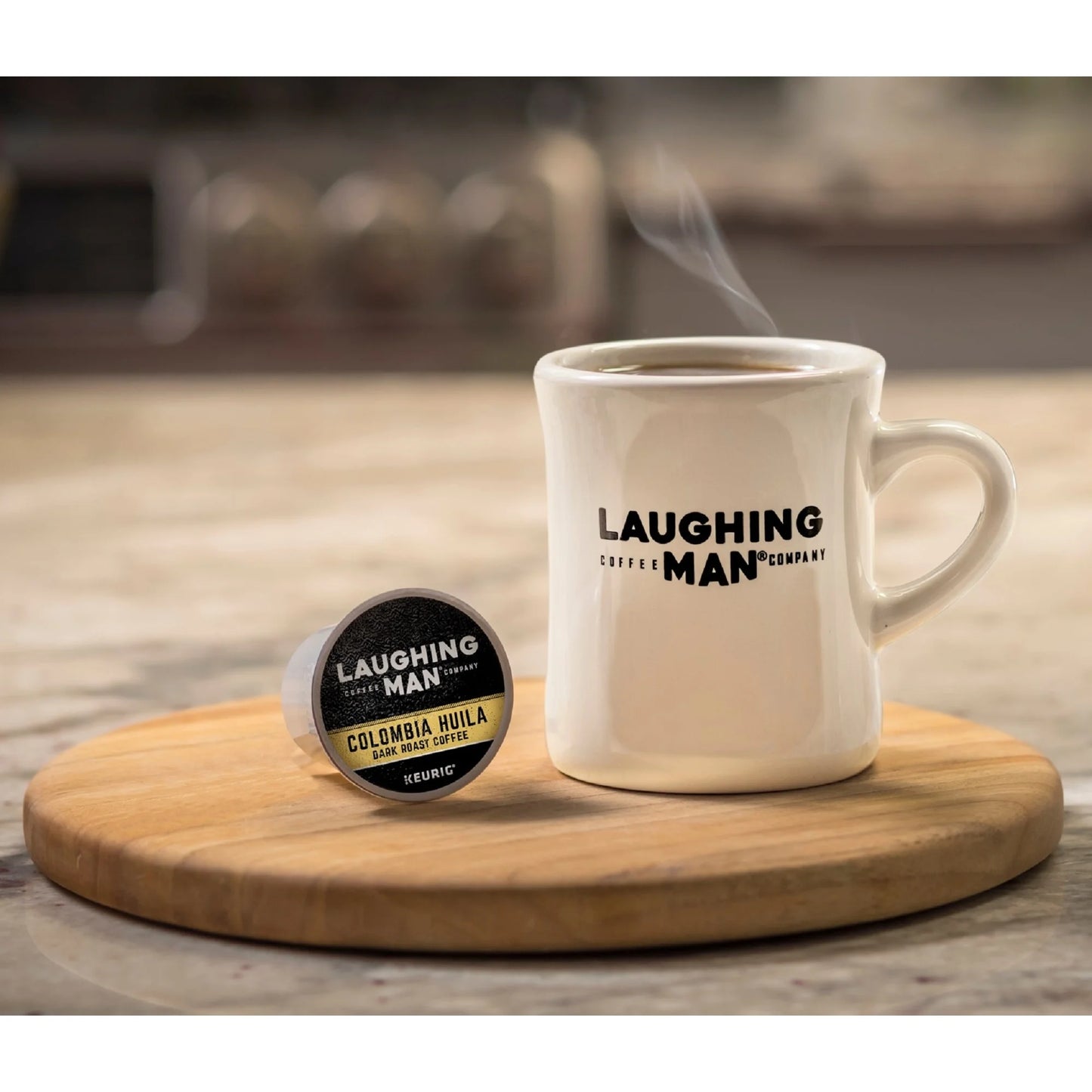 Colombia Huila Coffee, K-Cup Pod, Dark Roast, 22Ct