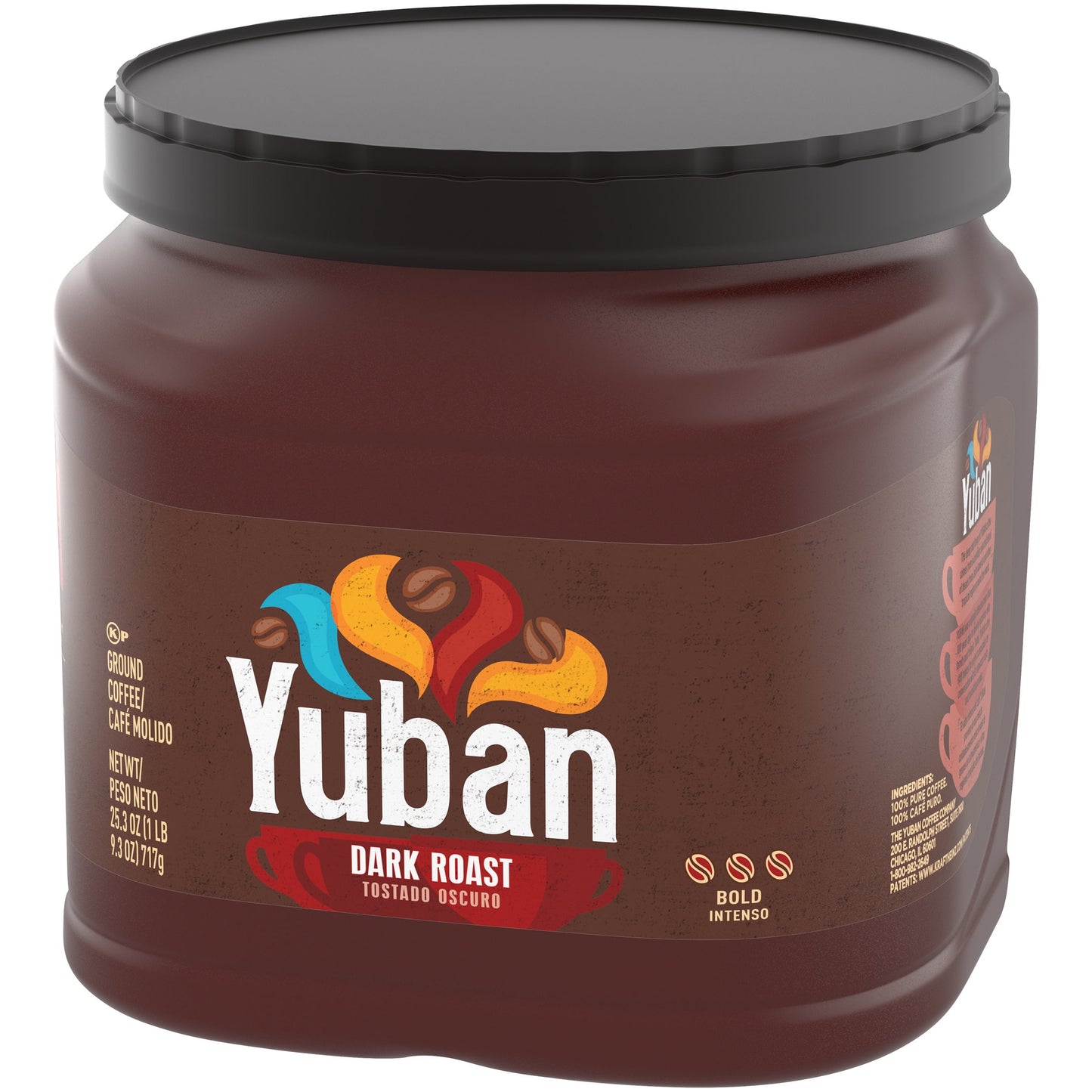 Dark Roast Bold Ground Coffee, 25.3 Oz Canister