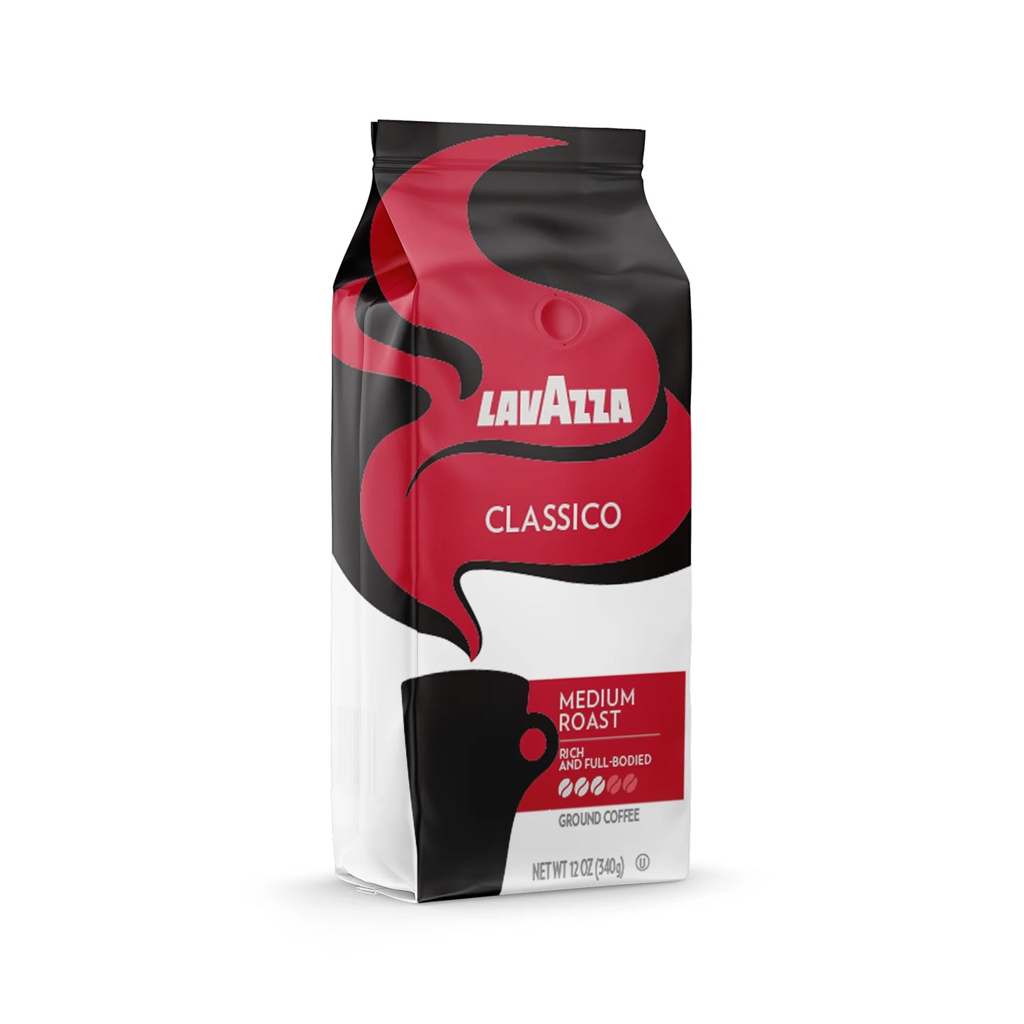 Classico Medium Roast Ground Coffee by - 12 Oz Coffee