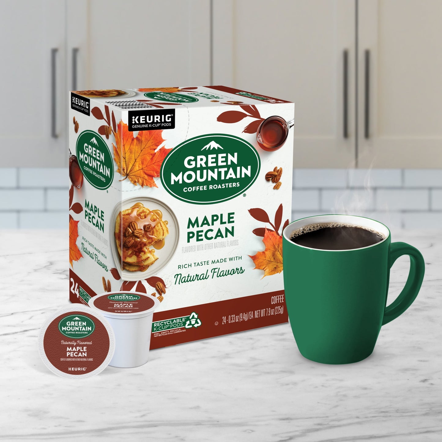 , Maple Pecan Light Roast K-Cup Coffee Pods, 24 Count