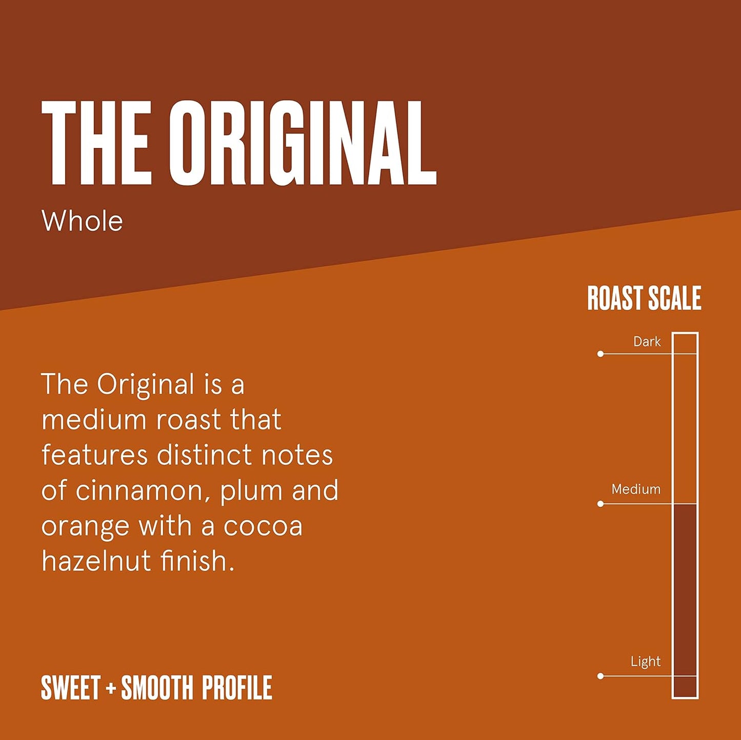 Original Medium Roast Whole Bean Coffee, 40 Ounces, 100% Arabica Coffee Sourced from Guatemala, Colombia & El Salvador