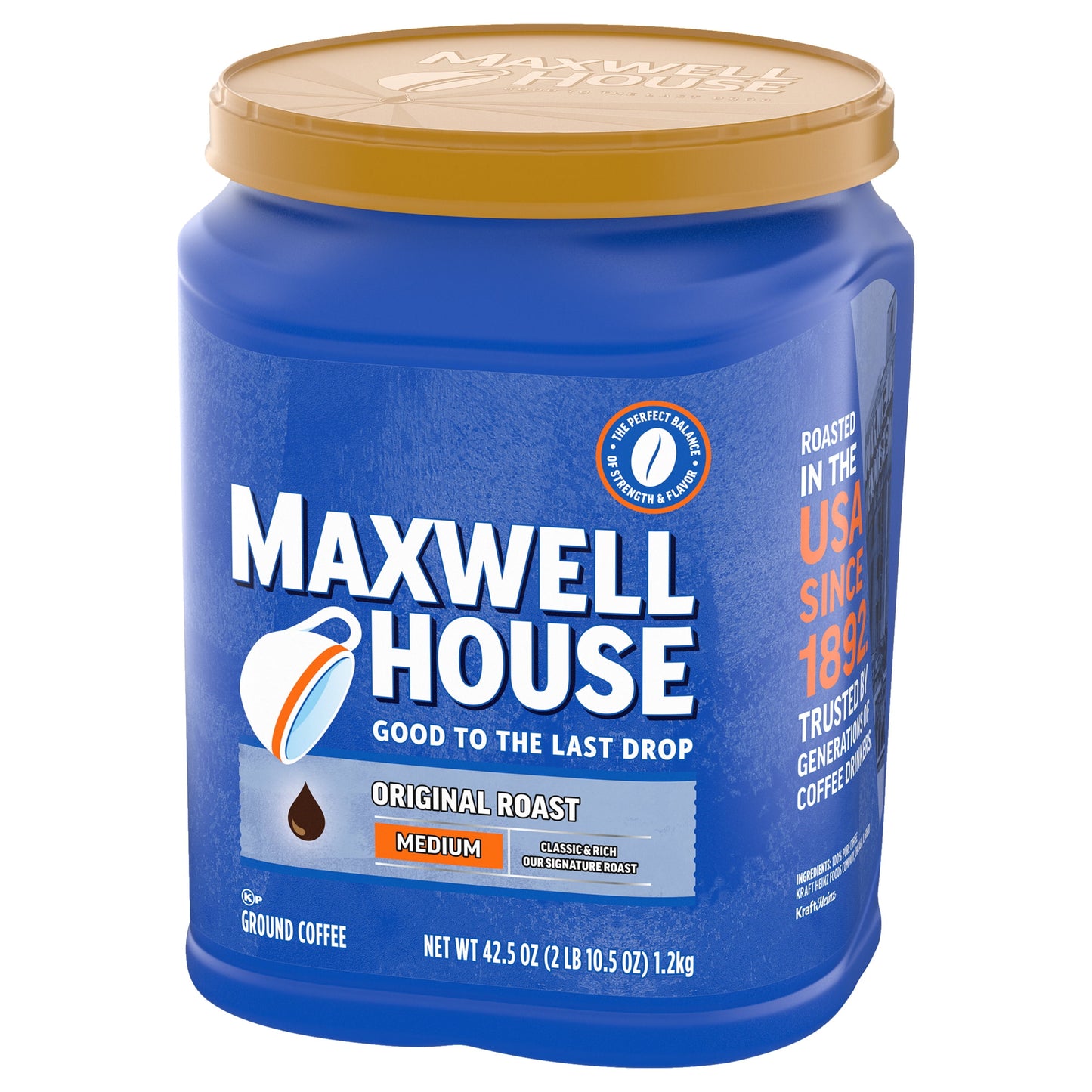 Original Roast Ground Coffee, 42.5 Oz. Canister