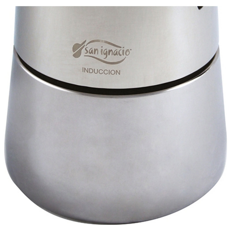 Italian Coffee Pot San Ignacio Milan sg1781 Stainless steel (4 Cups)