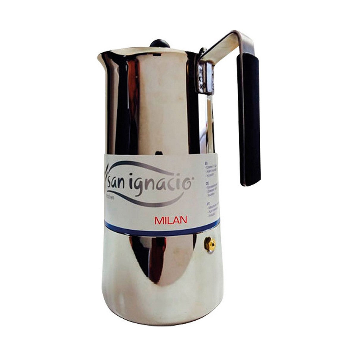 Italian Coffee Pot San Ignacio Milán SG1745 Silver Stainless steel