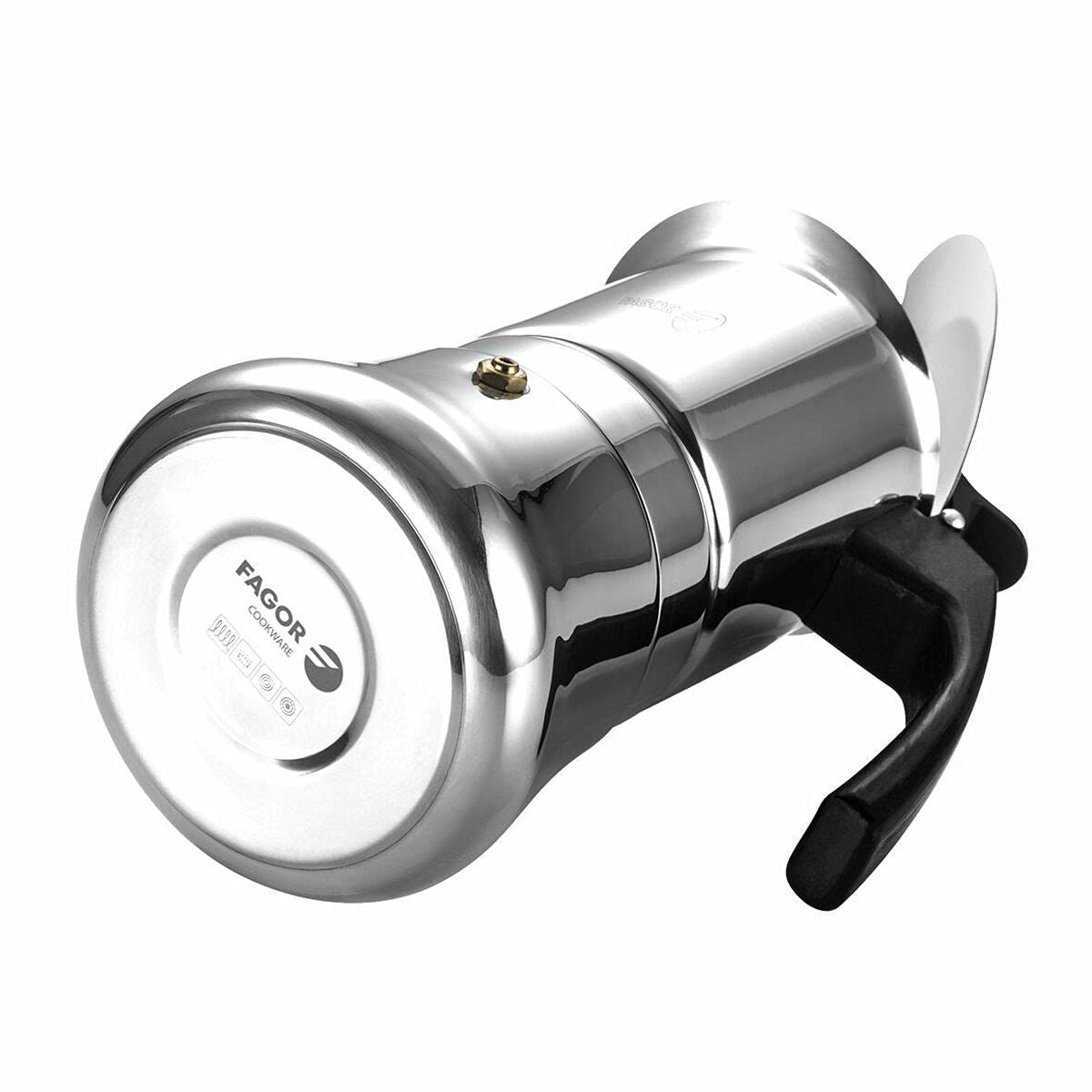 Italian Coffee Pot FAGOR Etnica Stainless steel 18/10 (4 Cups)