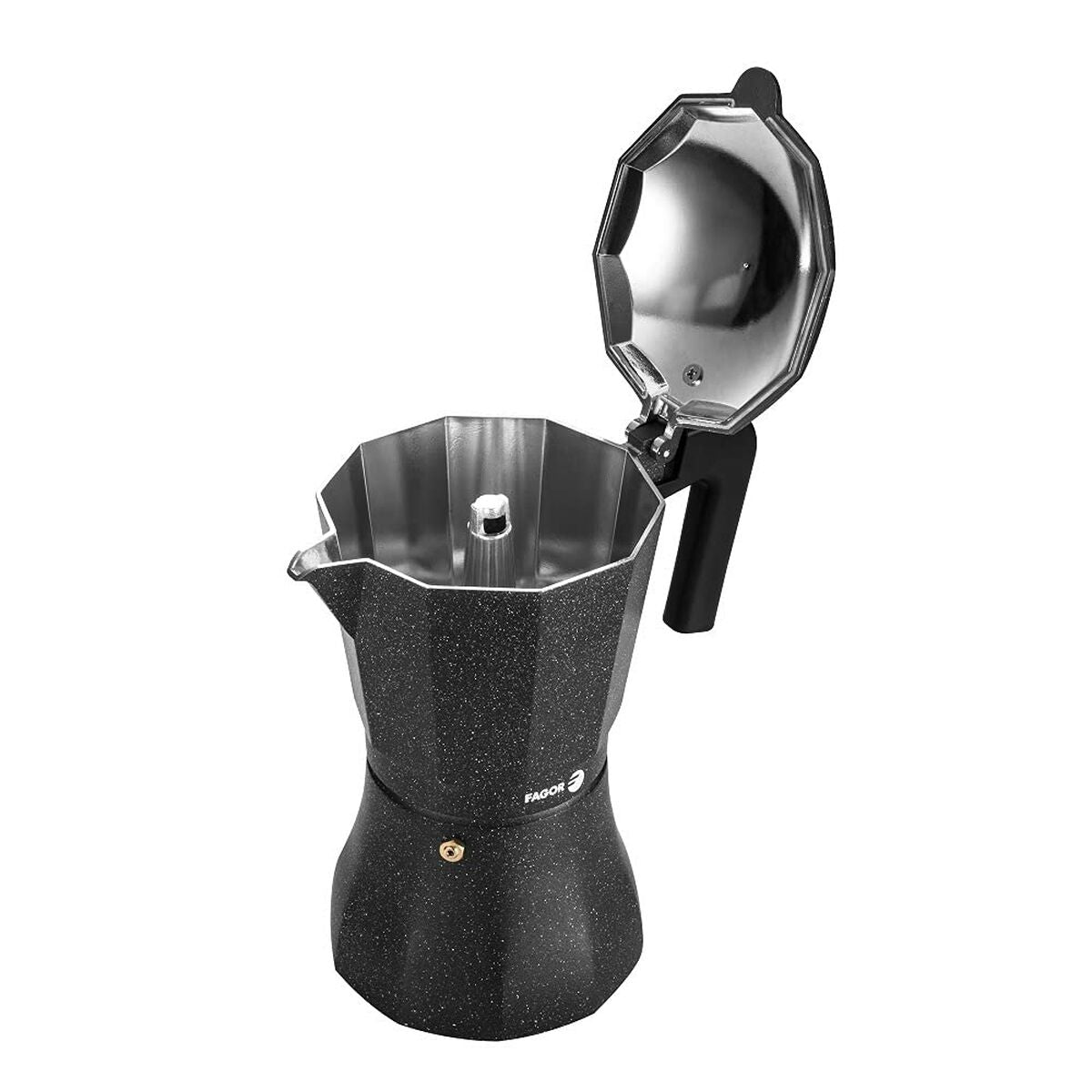 Italian Coffee Pot FAGOR Tiramisu Aluminium (9 Cups)