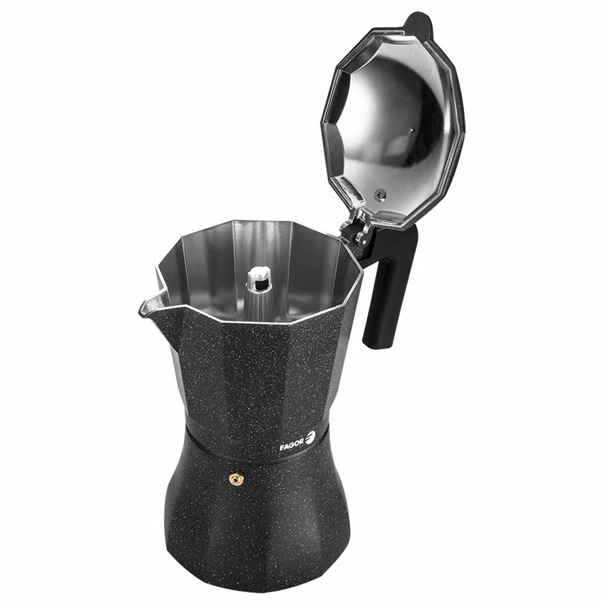 Italian Coffee Pot FAGOR Tiramisu Aluminium (12 Cups)