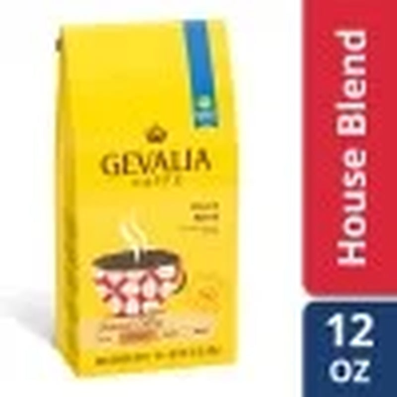 House Blend Ground Coffee, Caffeinated, 12 Oz Bag