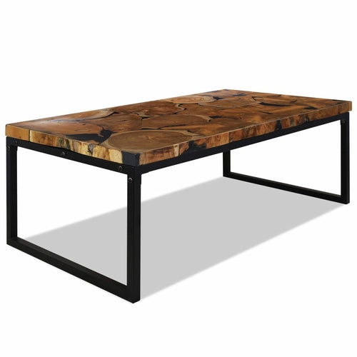 Coffee Table Teak Resin 43.3"x23.6"x15.7"