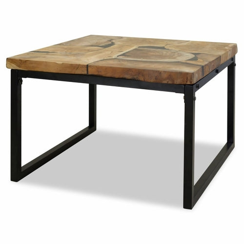 Coffee Table Teak Resin 43.3"x23.6"x15.7"
