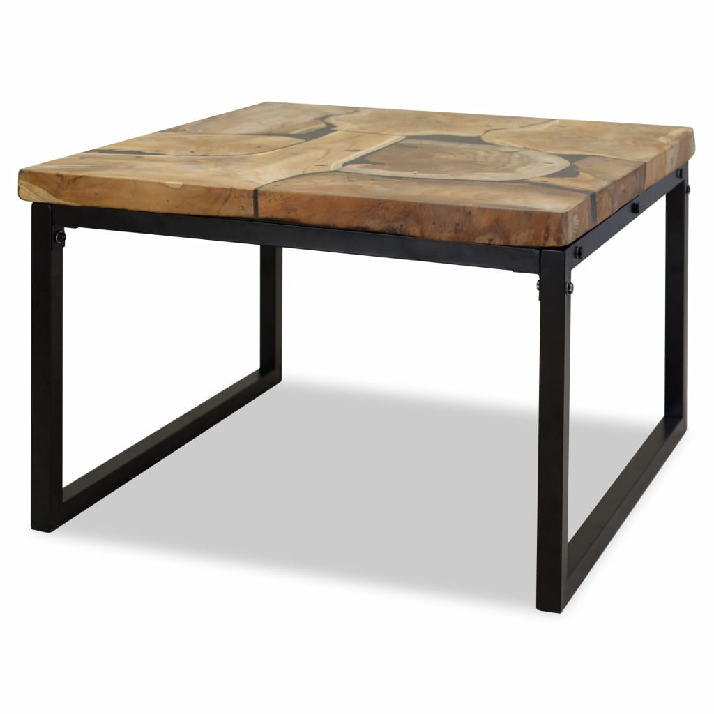 Coffee Table Teak Resin 43.3"x23.6"x15.7"