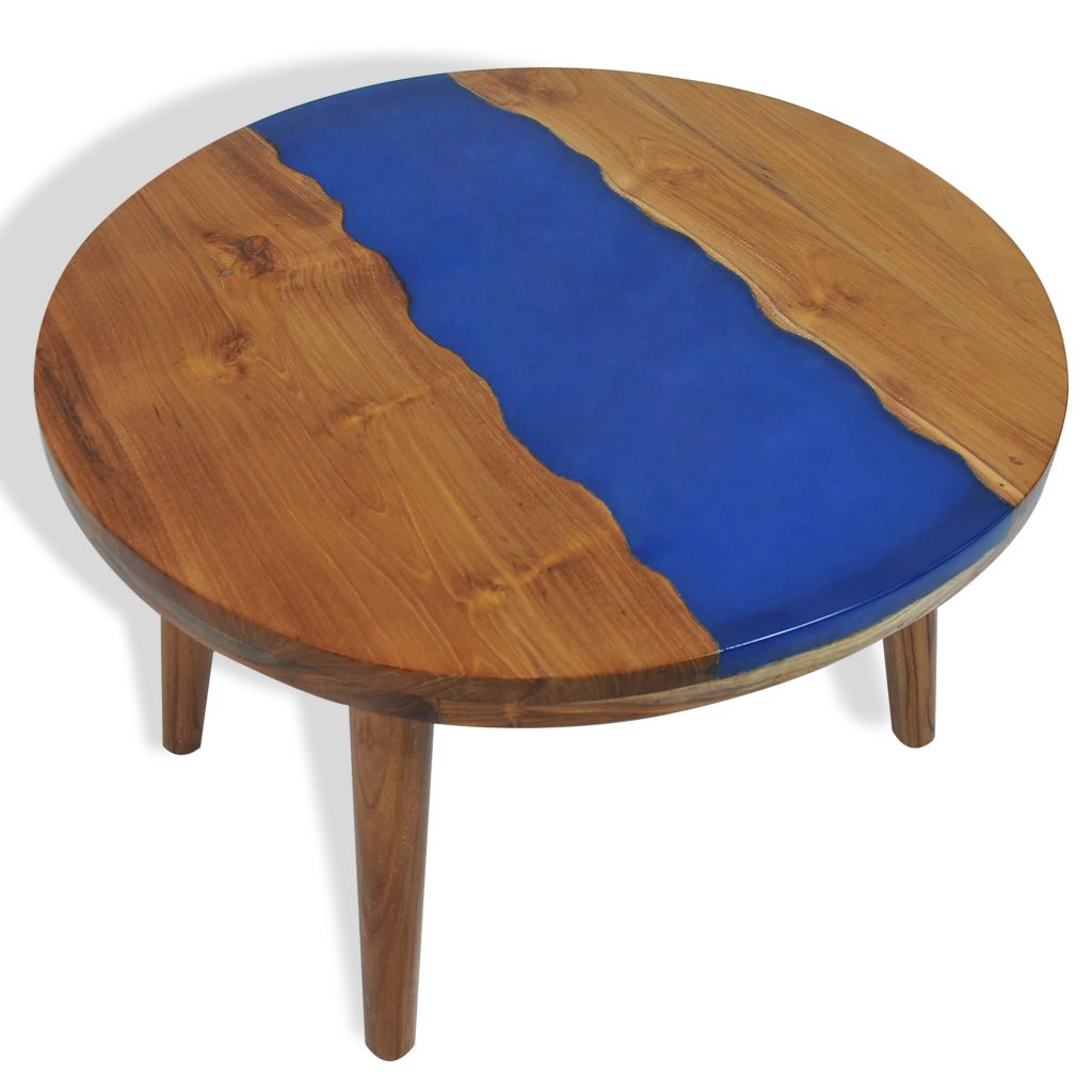 Coffee Table Teak Resin 23.6"x15.7"
