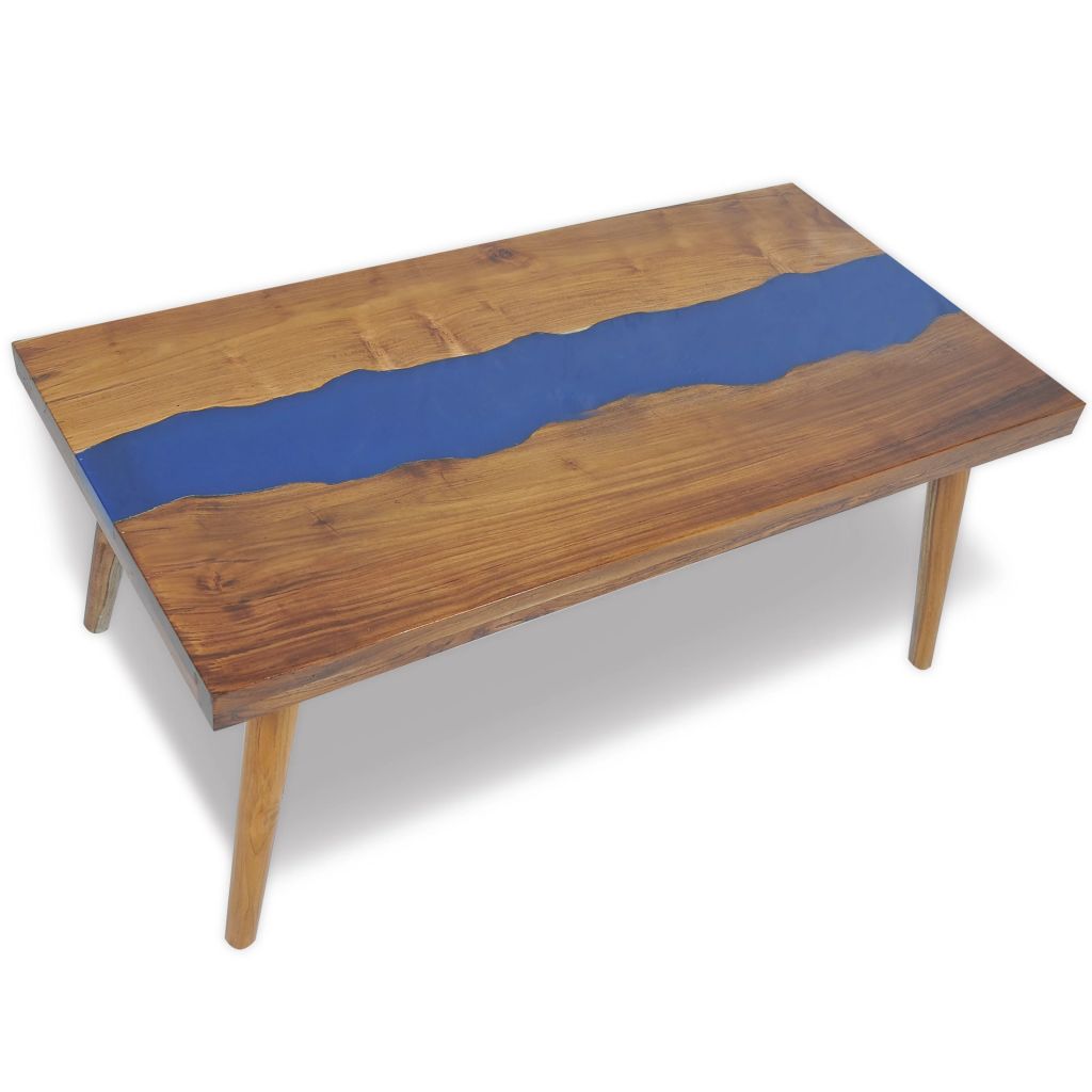 Coffee Table Teak Resin 23.6"x15.7"