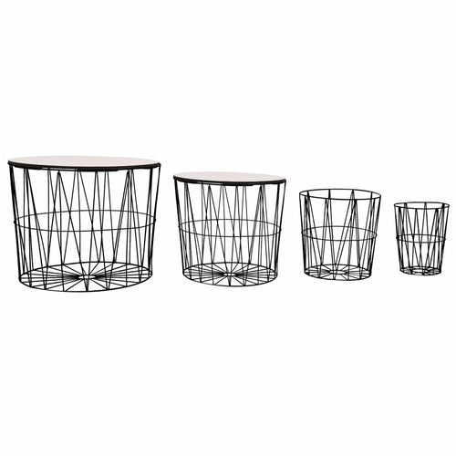 Coffee Table 4 pcs Copper