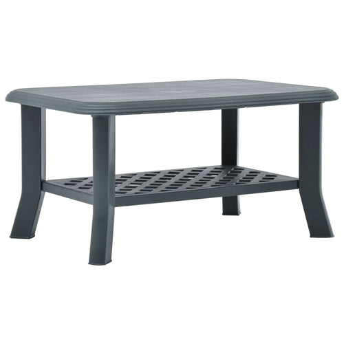 Coffee Table White 35.4"x23.6"x18.1" Plastic