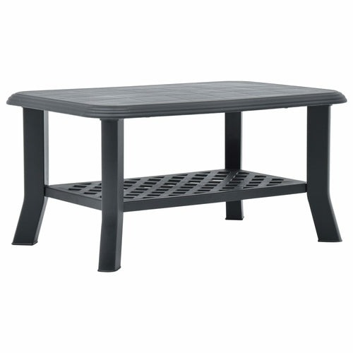 Coffee Table White 35.4"x23.6"x18.1" Plastic