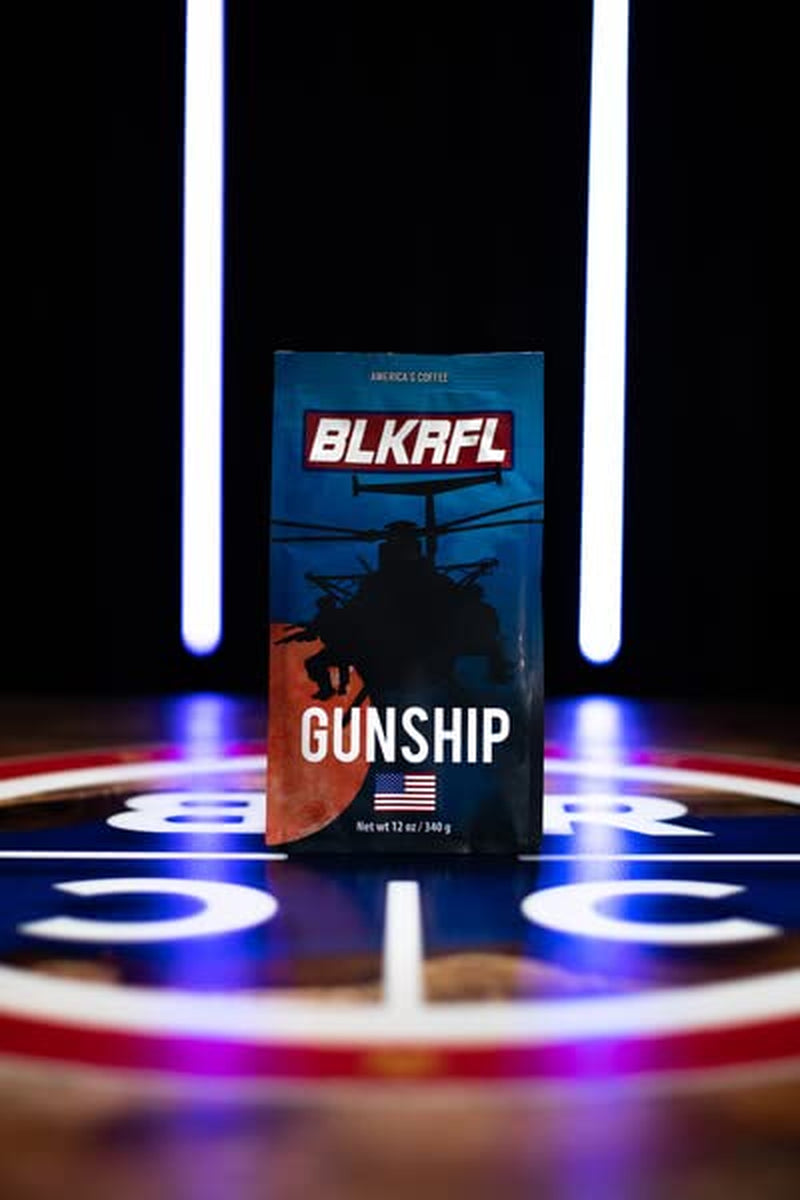 Gunship Roast, Light Roast Ground Coffee, 12 OZ Bag