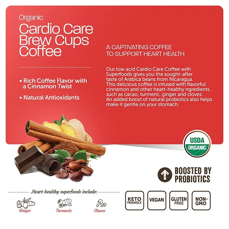 Coffee, Cardio Care 12Pc 4.87 Oz