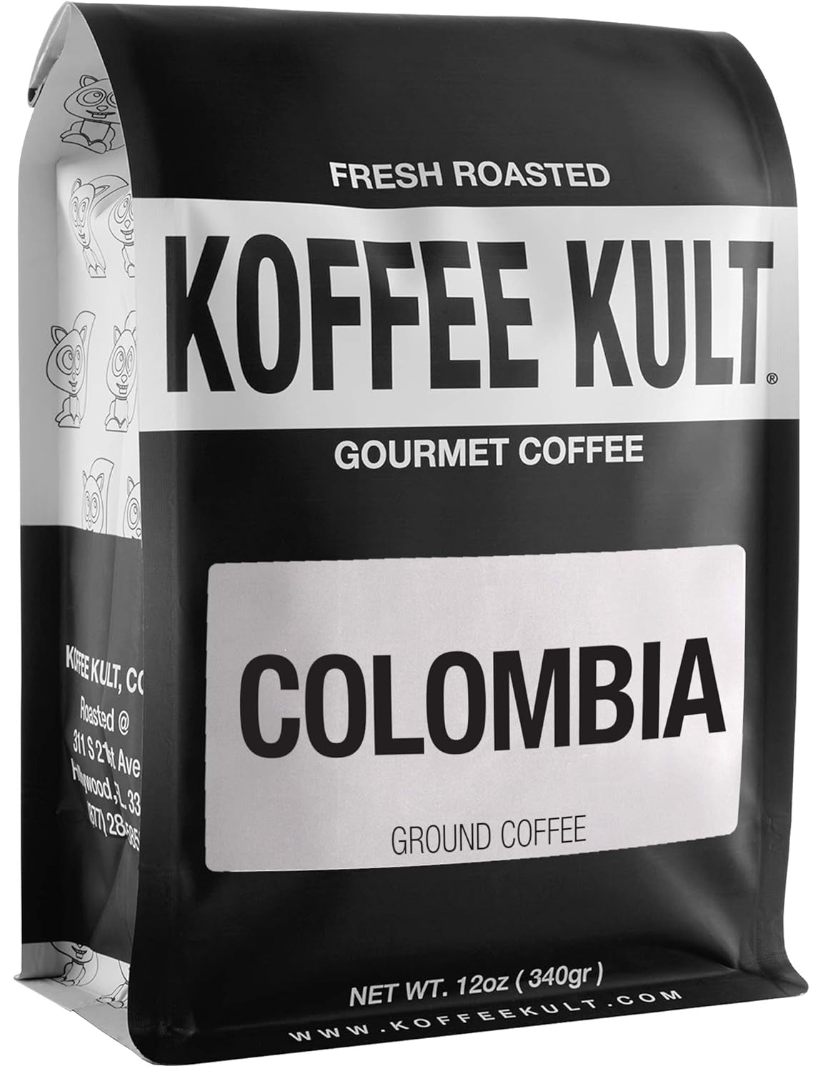 Colombian Medium Roast Coffee Ground Beans 100% Single Origin Colombia Arabica Whole Bean (Ground, 12Oz)