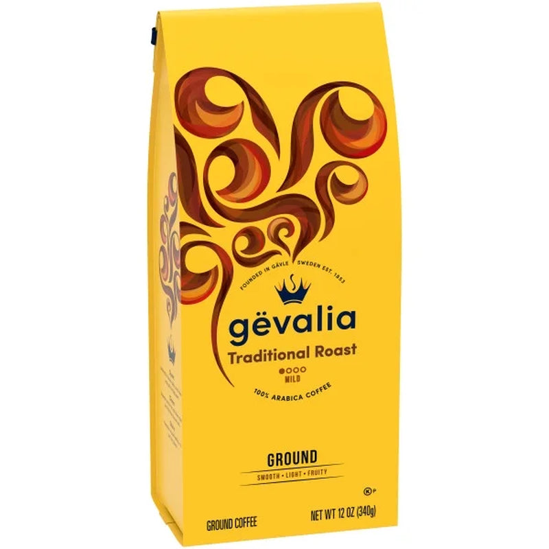 Traditional Roast Ground Coffee, 12 Oz. Bag