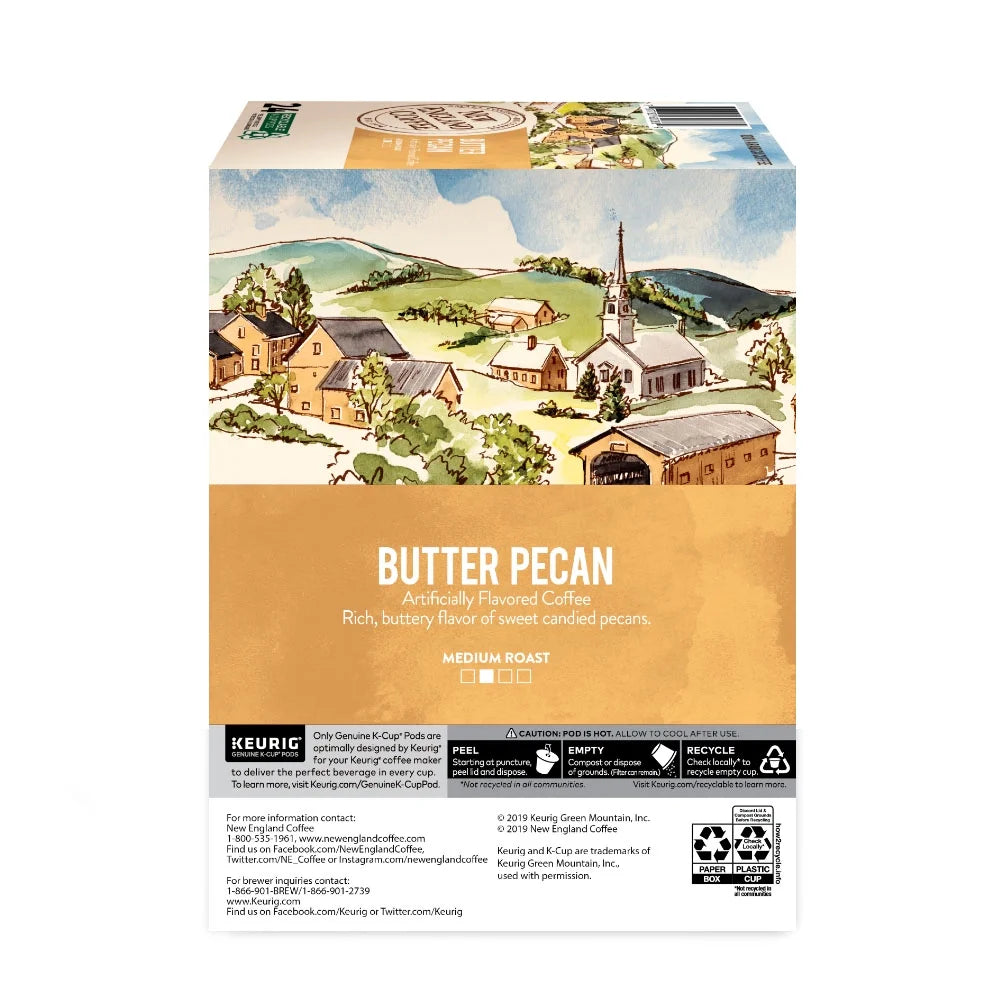 Butter Pecan K-Cup Coffee Pods, Medium Roast, 24 Count