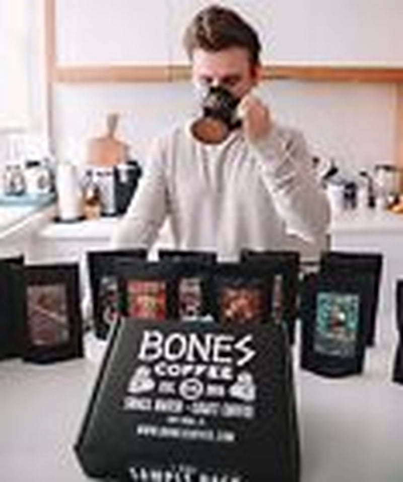 Bones Coffee Company Cookies 'N Dreams Ground Coffee Beans Cookie & Creams 12 Oz