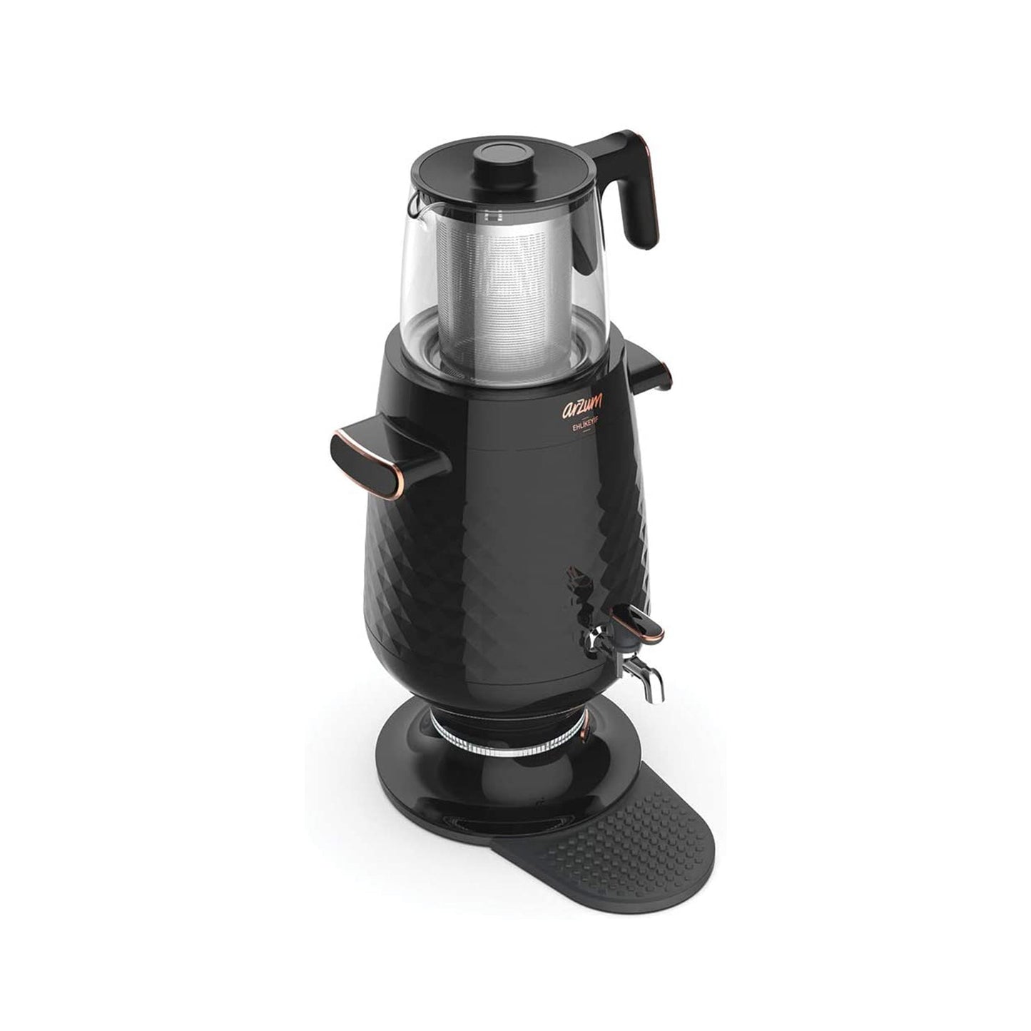 Arzum AR3083B Electric Samovar Tea Maker, Black