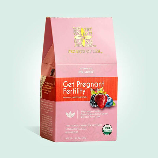 Fertility Tea For Women- Fruit- 40 Servings- USDA Organic