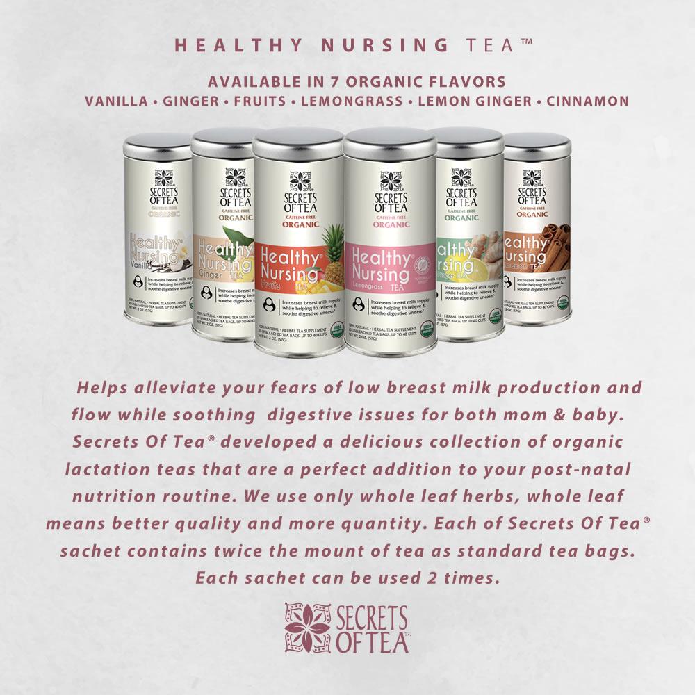 Lactation Tea- Fruits Nursing Tea: 40 Servings